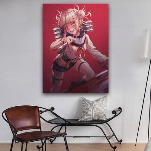 Himiko Toga My Hero Academia anime Canvas poster Painting wall Art decor Living room Bedroom Study Home Decoration Prints Gift