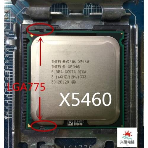 Intel socket 775 Xeon X5460 x5460 Quad-Core 3.16GHz 12MB 1333MHz works on LGA 775 mainboard