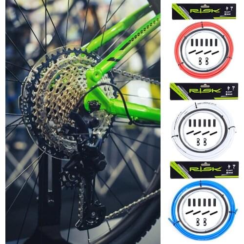Bike Shift Cable Professional Durable Bicycle Brake Shift Wire Kit Gearshift Cable For Mountain Road Bicycle