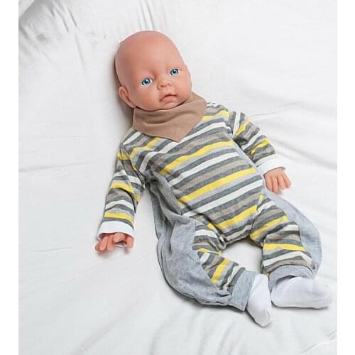20'' Silicone Reborn Baby Girl Doll Blue Eyes Lifelike Silicone Doll 4000g Toys for Girls Reborn Baby Baby Dolls CN(Origin)