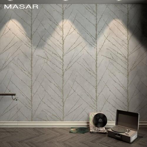 MASAR Abstract gold tree murals plain color simple wallpaper sofa television bedside background wall wallpaper tree