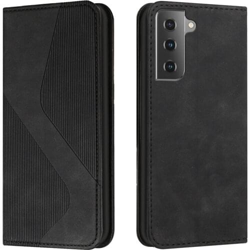 New Magnetic Leather Case na For Samsung Galaxy S21 FE S 21 Plus S30 Ultra S21FE 5G Funda Skin Feel Wallet Cover S Pattern Coque