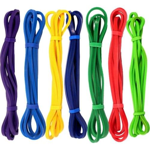 Fitness Equipment Cross Fit Loop Pull Up Physical Resistance Bands 9 Colors Rubber Expander Bands Pull belt 208cm