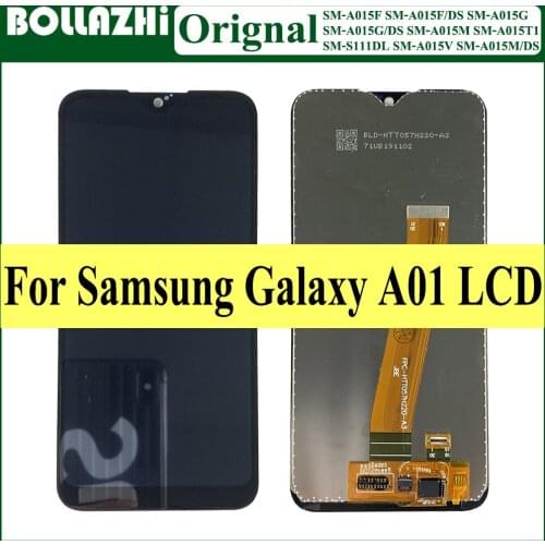 5.7'' LCD Screen Original For Samsung A01 A015F LCD Display Screen With Touch Digitizer Assembly A015G A015DS