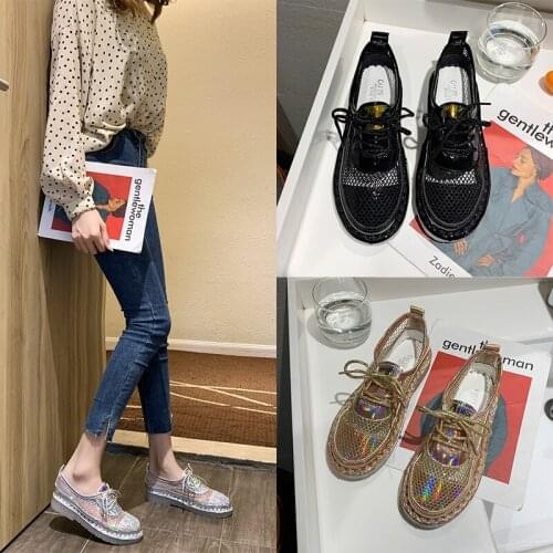 Fashionable colorful mesh sandals exquisite summer womens shoes 2020 summer new wild flat bottom breathable mesh shoes Z604