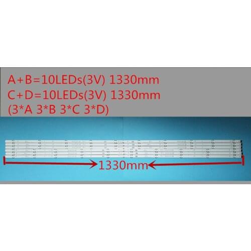 New 48 PCS/set LED backlight strip for LG 65UJ6300 65UJ630V Innotek 17Y 65inch_A 65UJ63_UHD_A B C D EAV63673007