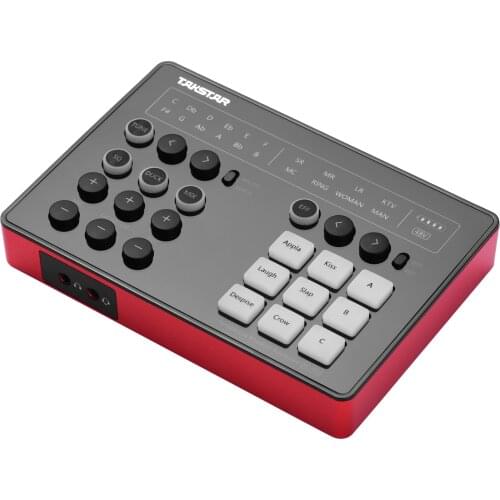 TAKSTAR SC-M1 Portable Live Broadcast Sound Card with DSP for Phone Tablet Computer for Live Streaming Karaoke Recording