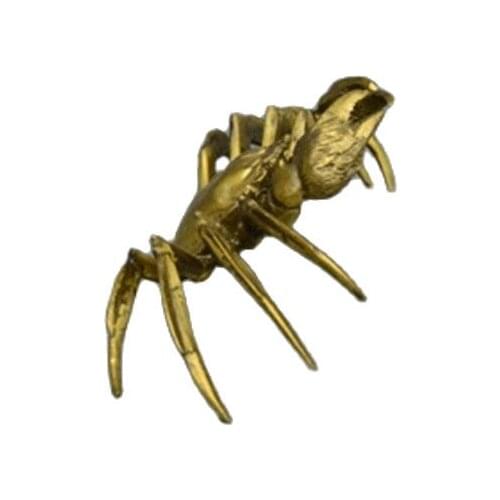 Chinese Fengshui Brass Crab DecorationsLucky fortune in the office living room