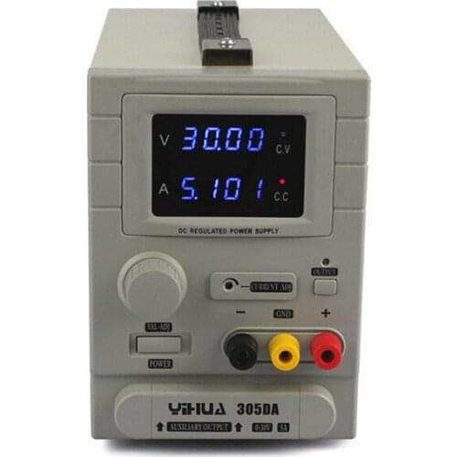 YIHUA 305DA DC stabilized voltage supply 30V 5A stabilized voltage supply communication maintenance digital display adjustable
