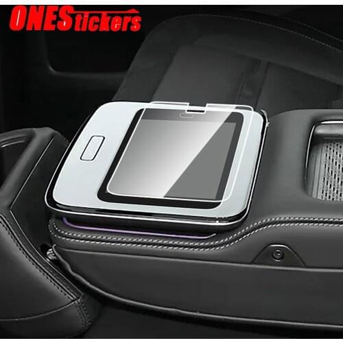 For Mercedes Benz W167 V167 X167 GLE GLS Class GLE350 GLE450 Car Rear Tablet Screen Tempered Film Rear Panel TPU Protective Film
