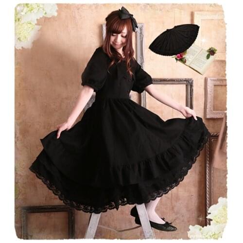 Mori Girl Lace Layer Bust Black Skirt Sarafan Kawaii Lolita Lace Crochet Gothic Underskirt Casual Women Skirts Saia Clothing