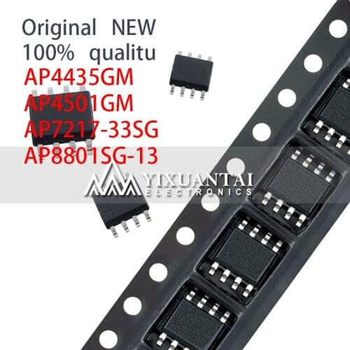 10pcs 100% NEW SOP8 SMD AP4435GM AP4501GM AP7217-33SG AP8801SG-13 AP4435 AP4501 AP7217 AP8801 4435 4501 7217 8801 SOIC-8