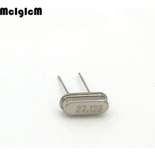 20pcs hc-49s 27.12MHz 20ppm 20pF quartz resonator