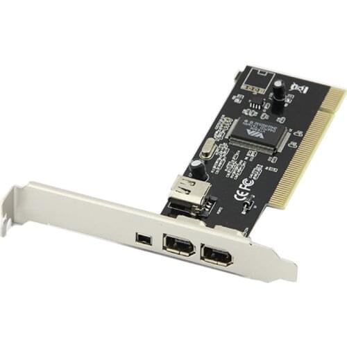 4 Ports Firewire IEEE 1394 4/6 Pin PCI Controller Card Adapter for HDD MP3 PDA