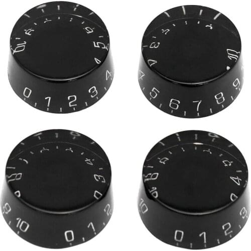4Pcs Electric Guitar Top Hat Knobs Speed Volume Tone Control Knobs Compatible for Les Paul LP Style Guitar