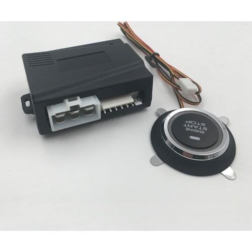 NQ-ST9001 12V Car Alarm Car Engine Push Start Button RFID Lock Ignition Starter Keyless Entry Start Stop Anti-theft System