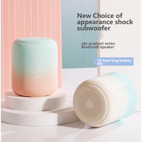 Sanag X6S Bluetooth 5.0 wireless TWS speakers mini waterproof outdoor portable app small subwoofer speakers
