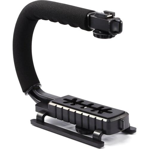 C-Shape Video Handle Stabilizer Grip Bracket Holder Video Camera Stabilizers For SLR DV Cameras Free Shipping Camera Accessories