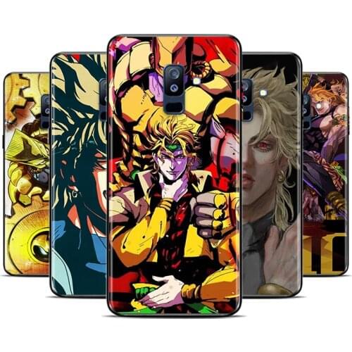 Anime JoJo Dio Brando For Samsung Galaxy A8 A9 A7 A750 A6 A5 A3 A6S A8S Star Plus 2016 2017 2018 Black Soft Phone Case