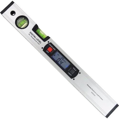 Digital Angle Finder Level 360 Degree Range Spirit Upright Inclinometer with Magnets Protractor Ruler