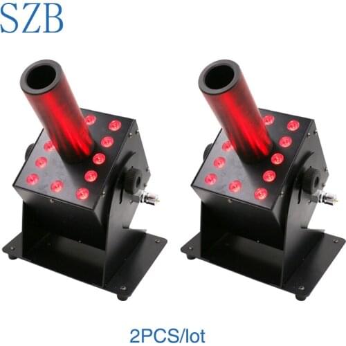 CO2 Jet Machine 12x3W RGB 3IN1 LED CO2 Jet Smoke Machine for Wedding Nightclub Disco Party Equipment 2pcs/lot/SZB-CM300