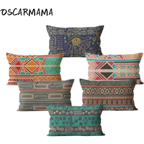 India Nordic Bohemia Boho Bohe Sofa Seat Cushion Cover Set Of 5 Empty Cushion Compact Case Pillow Case Zipper Living Room Decor