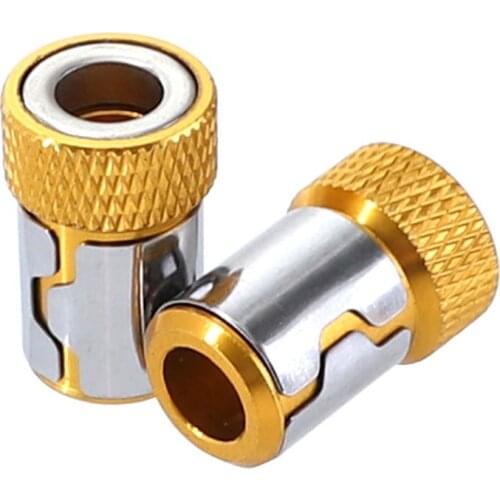 Screwdriver Bits Magnetic Ring 1/4\" 6.35mm Metal Strong Magnetizer Screw for Electric Phillips L4MB