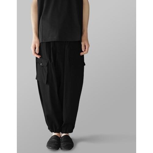 NEW Mens clothing GD Hair Stylist Three dimensional tailored Multi - Pocket pants jogger pants plus size costumes