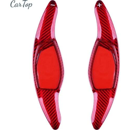 New For Audi R8 RS3 RS4 RS5 TT RS Carbon Fiber Steering Wheel Paddle Shift Extension