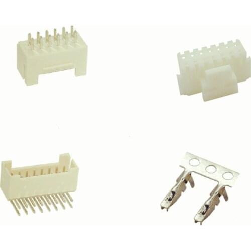 PHB 2.0mm Connector Socket Pin Header straight Right angle with lock JST Housing terminal 2*3/4/5/6/7/8/9/10/12/13/15/16/20p