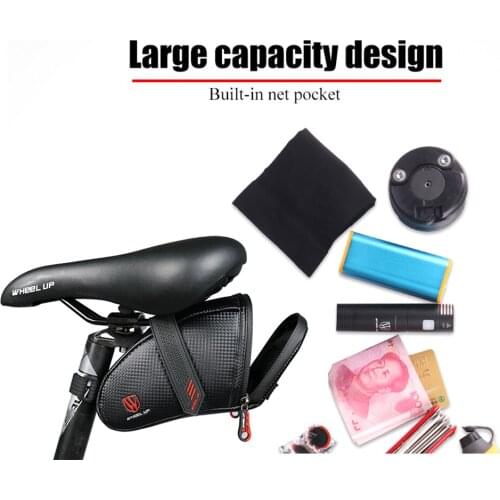 Bicycle Saddle Bags Road Bike Hardshell Waterproof Portable Seatpost Tail Bag Bike Accessories