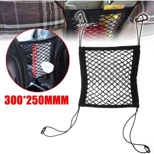 Universal Car Organizer Net Mesh Trunk goods Storage Seat Back Stowing Tidying Travel Pocket Bag Network Interior Accessories