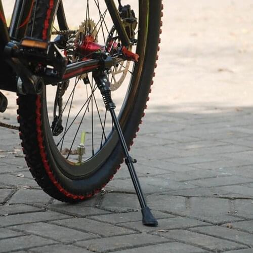Bike Adjustable Kickstand Side Stay Aluminium Alloy MTB G9W8 Kick Bike lightweight Rack Road For Bicycle Stands Parts D1T2