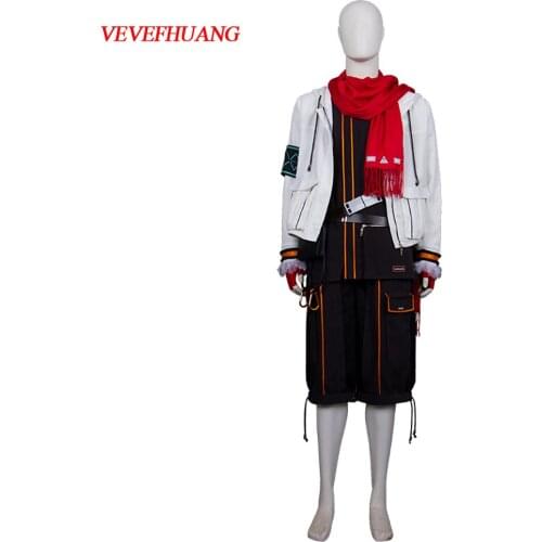 VEVEFHUANG Game Arknights Courier Texas Cosplay Costume Uniform Costume Halloween Carnival Fancy Unisex for party Full Set