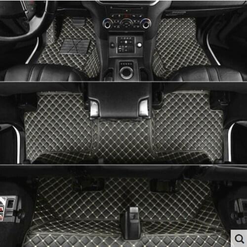 High quality! Custom special car floor mats for Land Rover Discovery 5 2020-2017 7 seats waterproof carpets for Discovery 5 2019