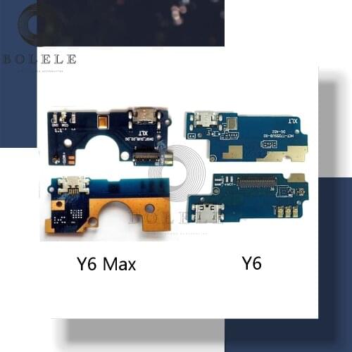 USB Charging Port Plug Board For Doogee Y6 Max Charger Jack Dock Connector Board Flex Cable Replacement Parts For Doogee Y6
