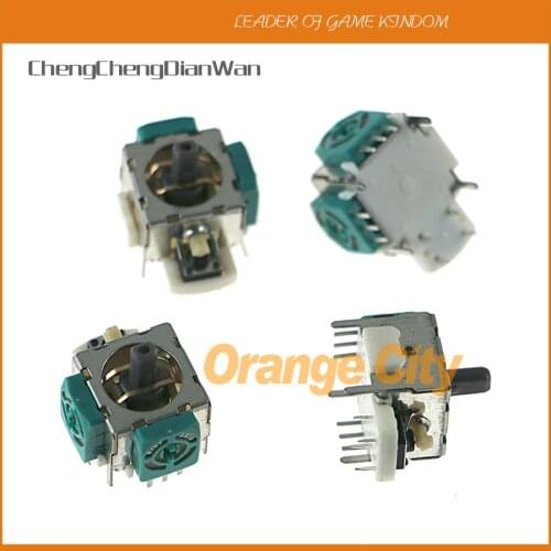 30pcs Green 3D Analog Joystick Stick Sensor Repair Parts For Xbox360 ALPS For PS2 Controller 3D Joystick OEM for xbox 360