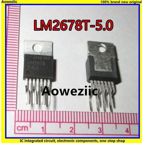 2Pcs/Lot LM2678T-5.0 LM2678 TO220-7 HIGH EFF 5A 5V STEP- DOWN VLTG REG