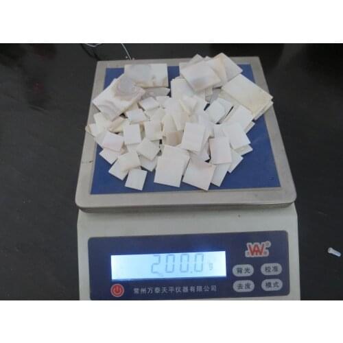 200g different size Inlay shell material white mother of pearl shell blanks