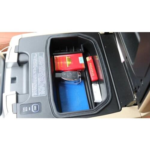 2008-2016 2017 Car Interior Non-Slip Stowing Tidying Box Central Box For Toyota Land Cruiser LC 200 FJ200 Accessories