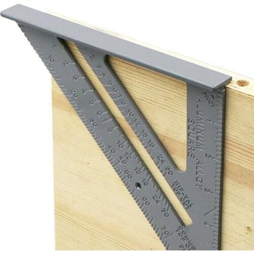 7inch Triangle Ruler 90 degree Square Ruler Woodworking Measurement Tool Carpenter Square Tool Angle Protractor Angle Ruler