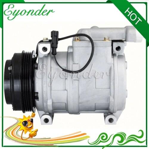 A/C AC Air Conditioning Compressor Cooling Pump 10PA17C Clutch 4PK for Ford New Holland CR960 CR970 CX8090 CX860 S.111864
