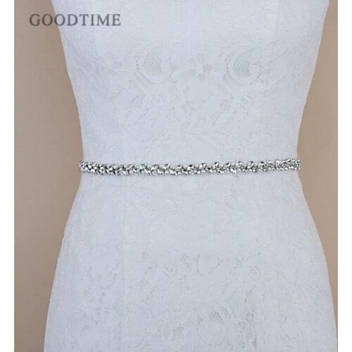 Noble Women Belt Wedding Dress Belt Rhinestone Belt Crystal Bridal Belt Fashion Silver Beads Belt For Bridal Wedding Dress Up