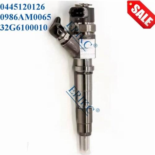 ERIKC 0445120126 Original Fuel Injector 0 445 120 126 Auto Diesel Engine Inyector 0445 120 126 for KOBELCO MITSUBISHI 32G6100010