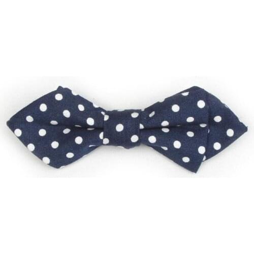 HOOYI 2019 Fashion Dot boys Pin bow tie small size for kids Bows Plaid