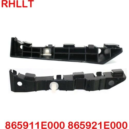 Side Bumper Bracket Set 2PCS Front 2006-2011 for Hyundai Accent 1.6L OEM 86591-1E000 86592-1E000