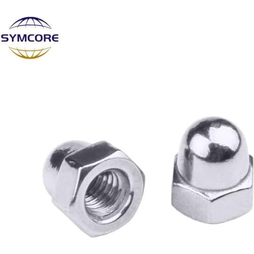M4 M5 M6 M8 M10 M12 Stainless steel 201cap nut nut decoration screw cap round head cap cover counter nut