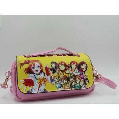 Cartoon LoveLive! Kotori Minami PU mini Handbag Soft Shoulder Messenger bag fashion student gift