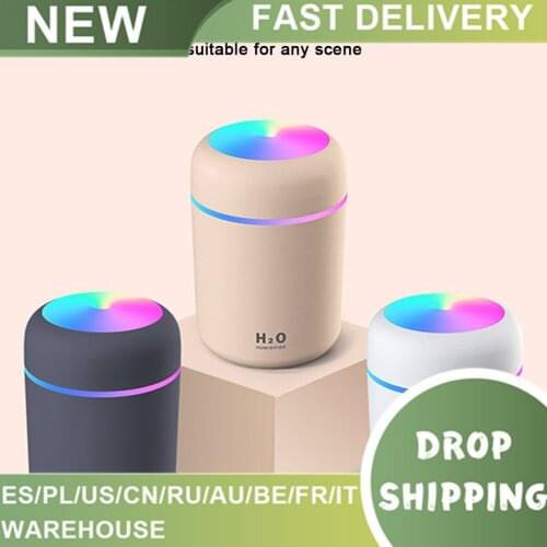 300ml Mini Air Humidifier Low Noise for Home Car Mist Spray USB Humidifier With LED Lamp Air Purifier