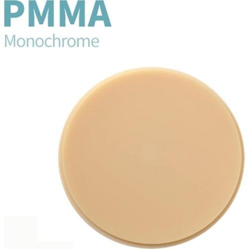 5 pieces 98 16mm PMMA monochrome disc 18 colors single color PMMA for dental temporary crown bridge